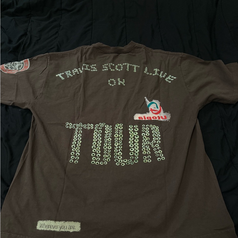 Travis Scott Brown Graphic Tee